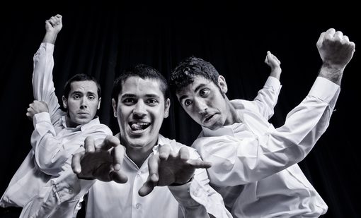 Three Men Theatrical Pose
