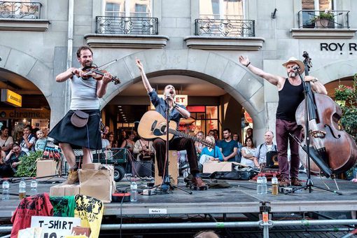 Strassenmusik-Trio in der Altstadt