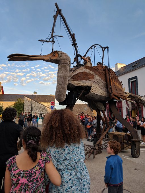 Giant Mechanical Bird Puppet Street Festival